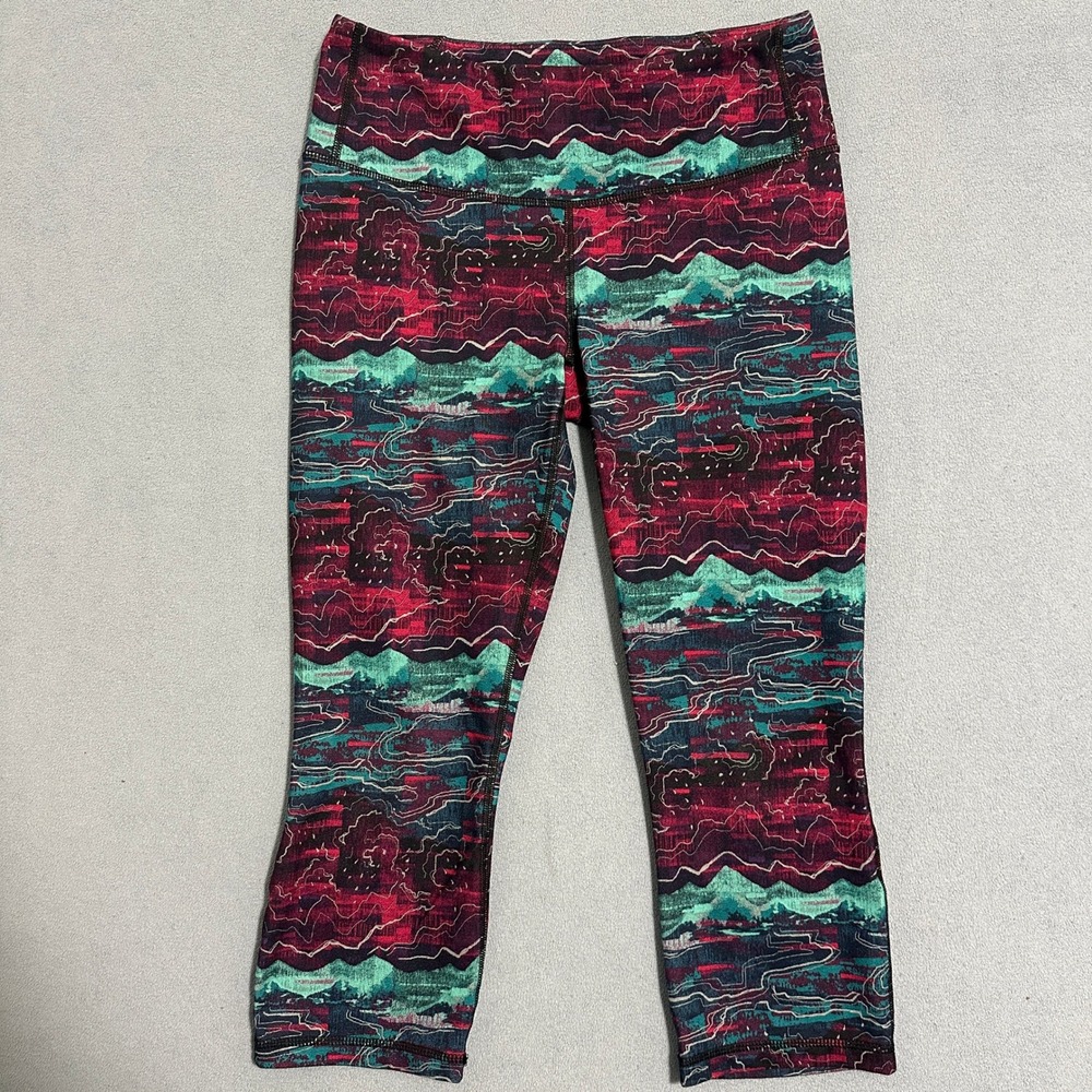 Patagonia Leggings Women's Medium Multicolor W's Centered Crop 21" Inseam 21915